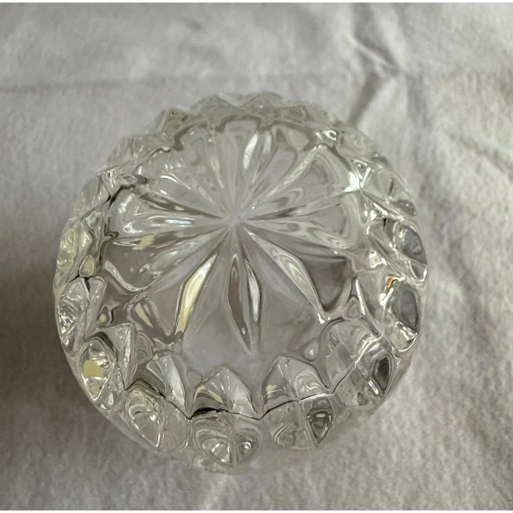 Mikasa Christmas Trees Germany‎ Crystal Glass Bowl SN106 Holiday Decor